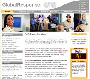 Order fulfillment, logistics, visit Global Response Logistics